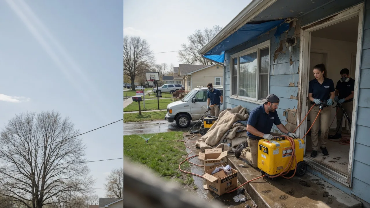 Basement Flood Cleanup in Ellsworth, KS near me